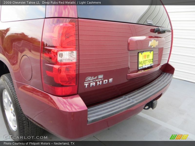 Deep Ruby Red Metallic / Light Cashmere 2009 Chevrolet Tahoe LS