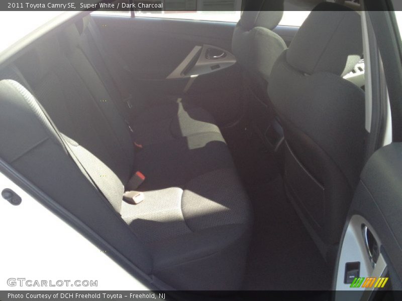 Super White / Dark Charcoal 2011 Toyota Camry SE