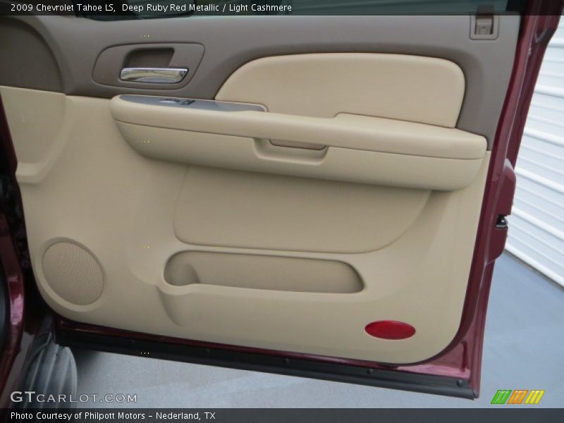 Deep Ruby Red Metallic / Light Cashmere 2009 Chevrolet Tahoe LS