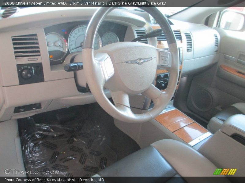 Bright Silver Metallic / Dark Slate Gray/Light Slate Gray 2008 Chrysler Aspen Limited 4WD