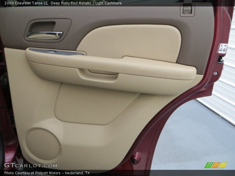 Deep Ruby Red Metallic / Light Cashmere 2009 Chevrolet Tahoe LS