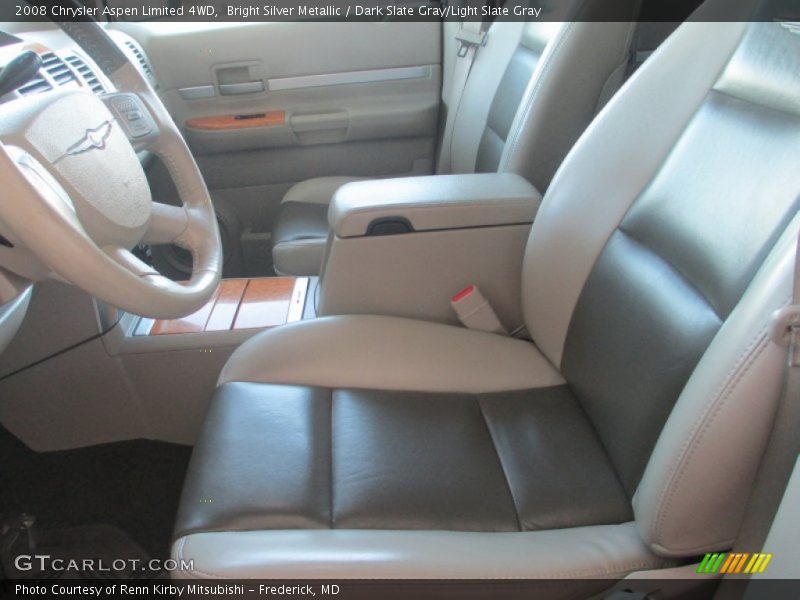 Bright Silver Metallic / Dark Slate Gray/Light Slate Gray 2008 Chrysler Aspen Limited 4WD