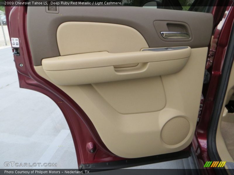 Deep Ruby Red Metallic / Light Cashmere 2009 Chevrolet Tahoe LS