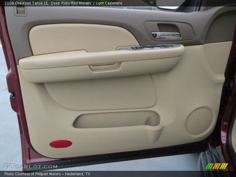Deep Ruby Red Metallic / Light Cashmere 2009 Chevrolet Tahoe LS
