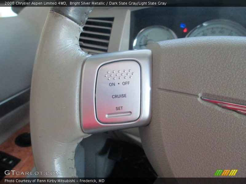 Bright Silver Metallic / Dark Slate Gray/Light Slate Gray 2008 Chrysler Aspen Limited 4WD