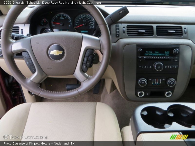 Deep Ruby Red Metallic / Light Cashmere 2009 Chevrolet Tahoe LS