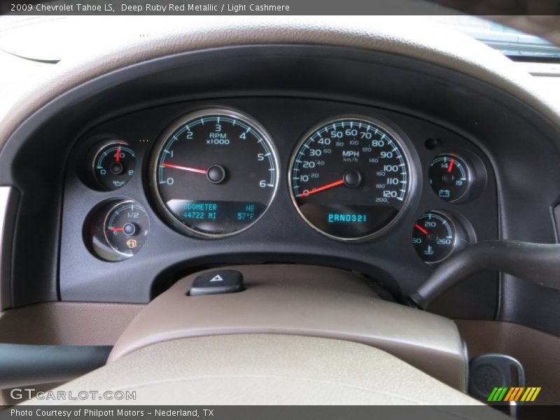 Deep Ruby Red Metallic / Light Cashmere 2009 Chevrolet Tahoe LS