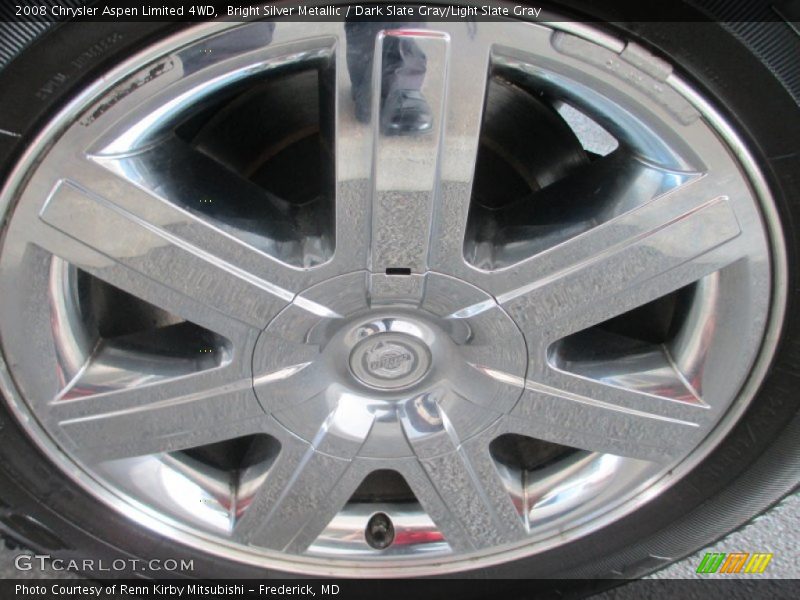 Bright Silver Metallic / Dark Slate Gray/Light Slate Gray 2008 Chrysler Aspen Limited 4WD