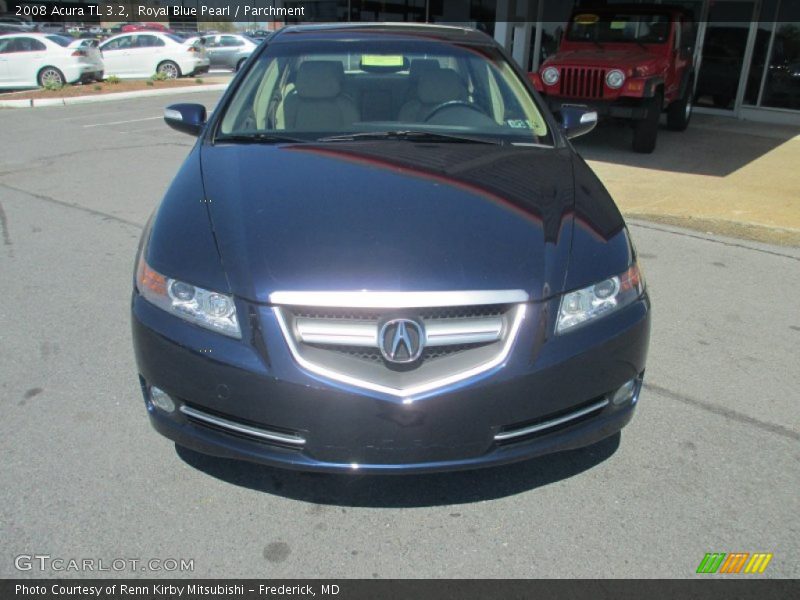 Royal Blue Pearl / Parchment 2008 Acura TL 3.2