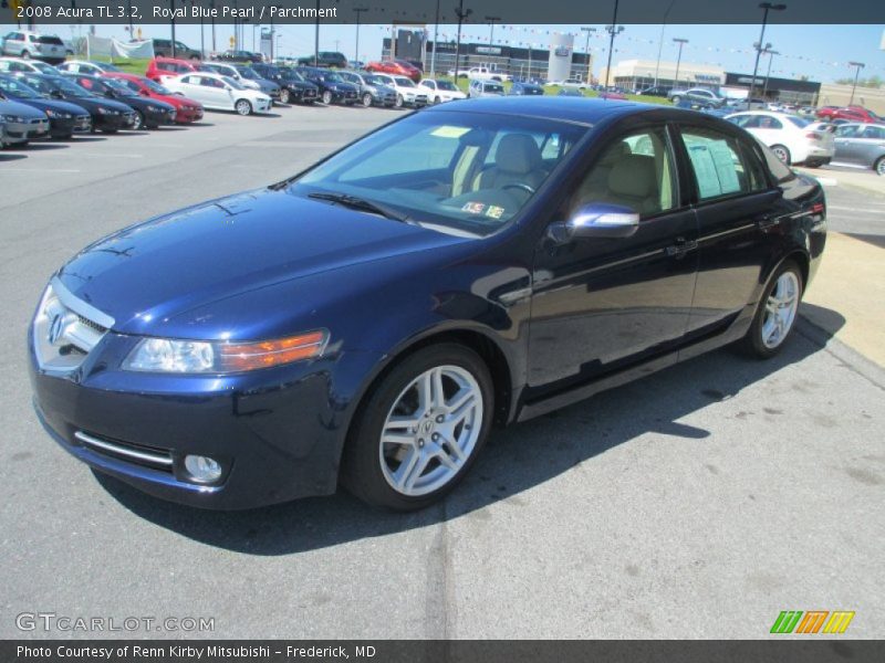 Royal Blue Pearl / Parchment 2008 Acura TL 3.2