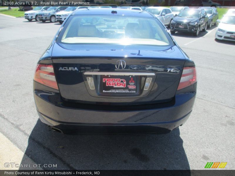 Royal Blue Pearl / Parchment 2008 Acura TL 3.2