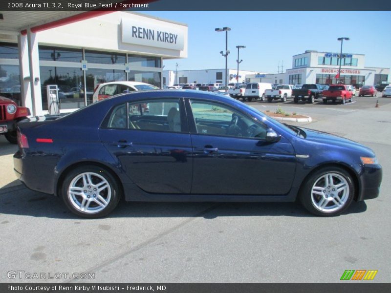 Royal Blue Pearl / Parchment 2008 Acura TL 3.2