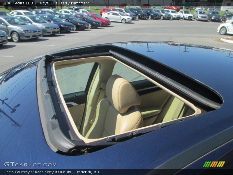 Royal Blue Pearl / Parchment 2008 Acura TL 3.2