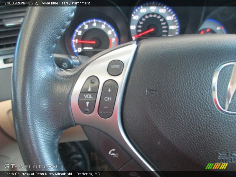 Royal Blue Pearl / Parchment 2008 Acura TL 3.2