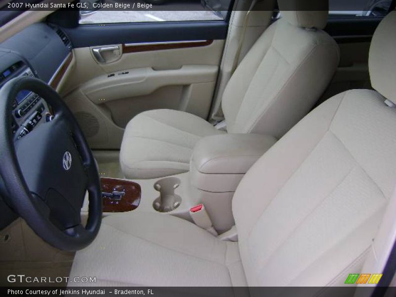Golden Beige / Beige 2007 Hyundai Santa Fe GLS