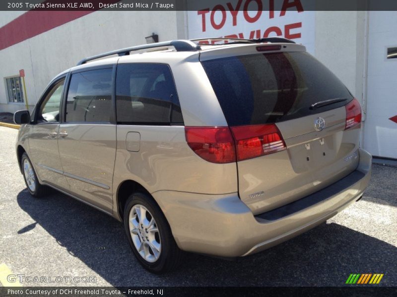 Desert Sand Mica / Taupe 2005 Toyota Sienna XLE AWD