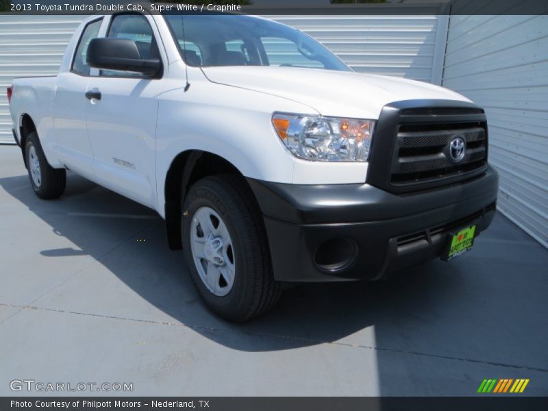 Super White / Graphite 2013 Toyota Tundra Double Cab