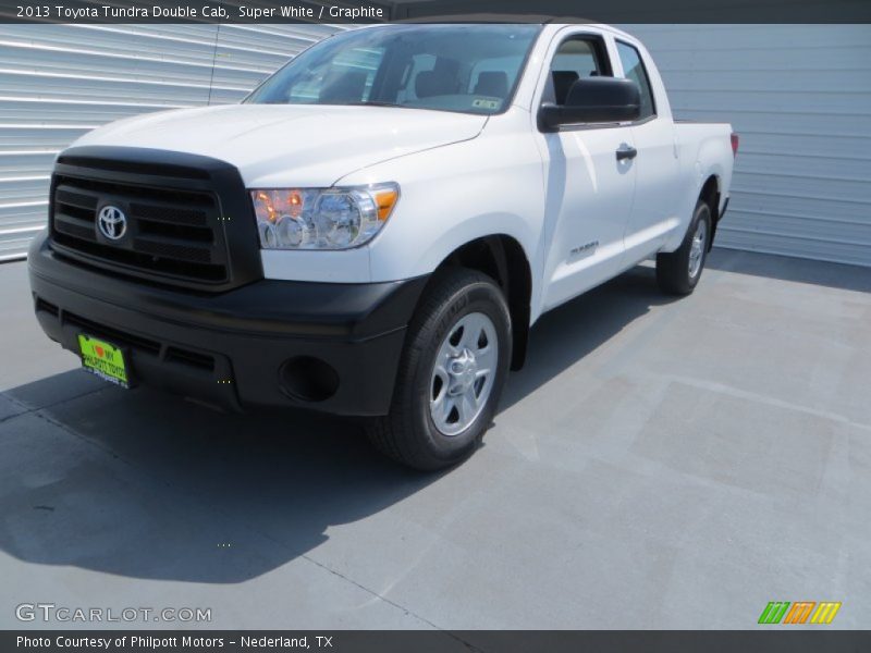 Super White / Graphite 2013 Toyota Tundra Double Cab