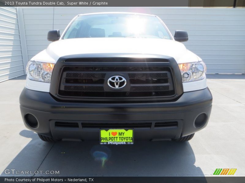 Super White / Graphite 2013 Toyota Tundra Double Cab