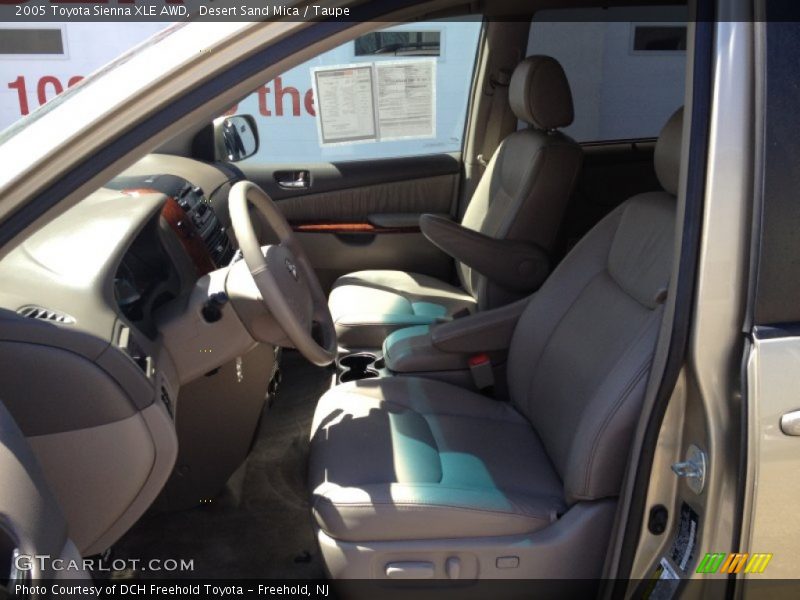 Desert Sand Mica / Taupe 2005 Toyota Sienna XLE AWD