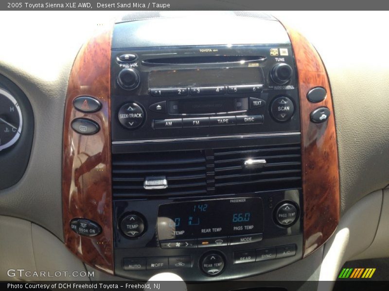 Desert Sand Mica / Taupe 2005 Toyota Sienna XLE AWD