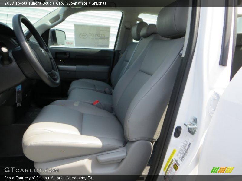 Super White / Graphite 2013 Toyota Tundra Double Cab