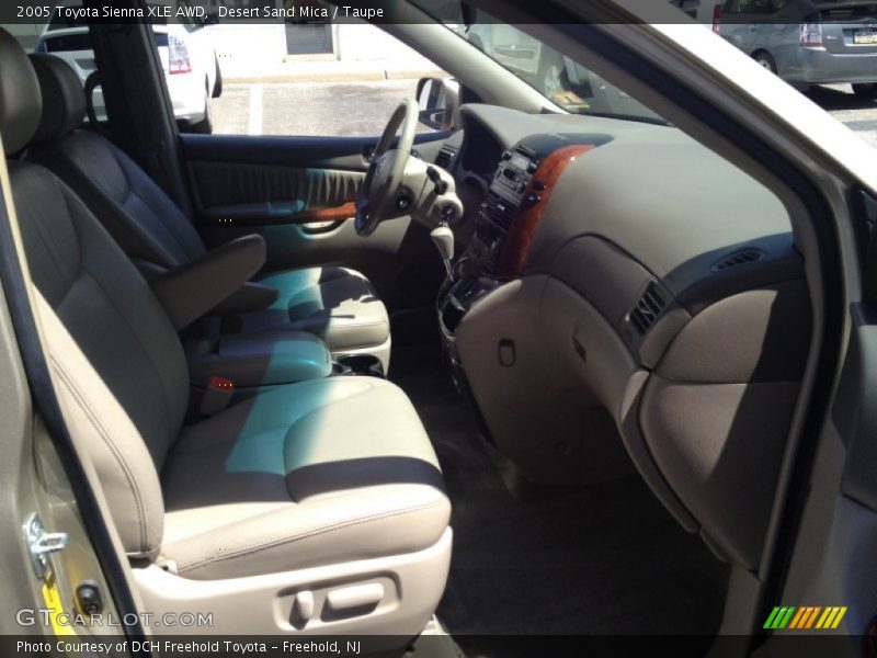 Desert Sand Mica / Taupe 2005 Toyota Sienna XLE AWD