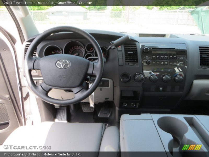 Super White / Graphite 2013 Toyota Tundra Double Cab