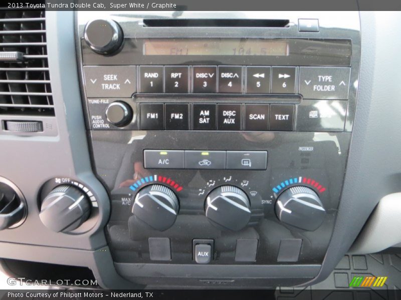 Super White / Graphite 2013 Toyota Tundra Double Cab