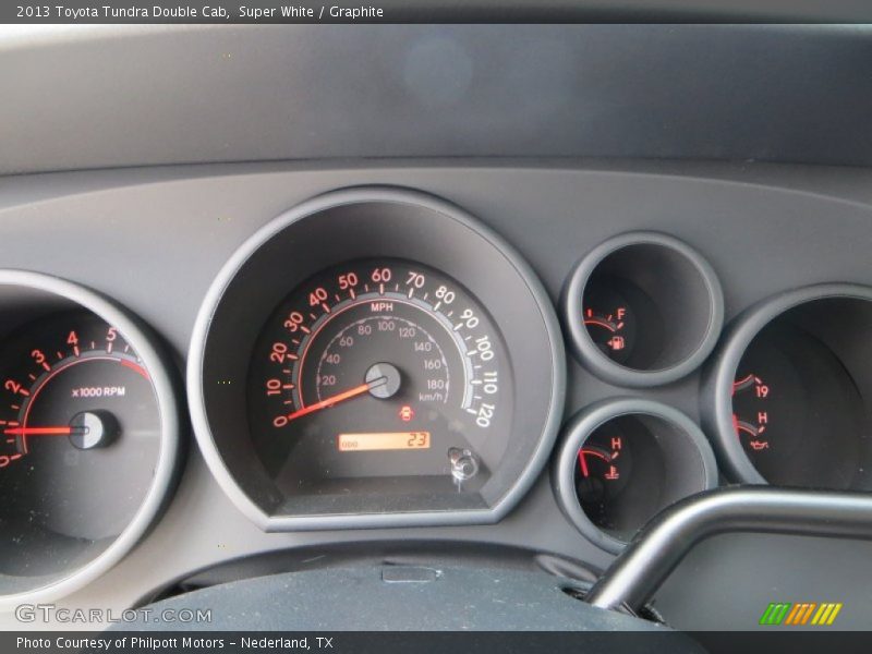 Super White / Graphite 2013 Toyota Tundra Double Cab