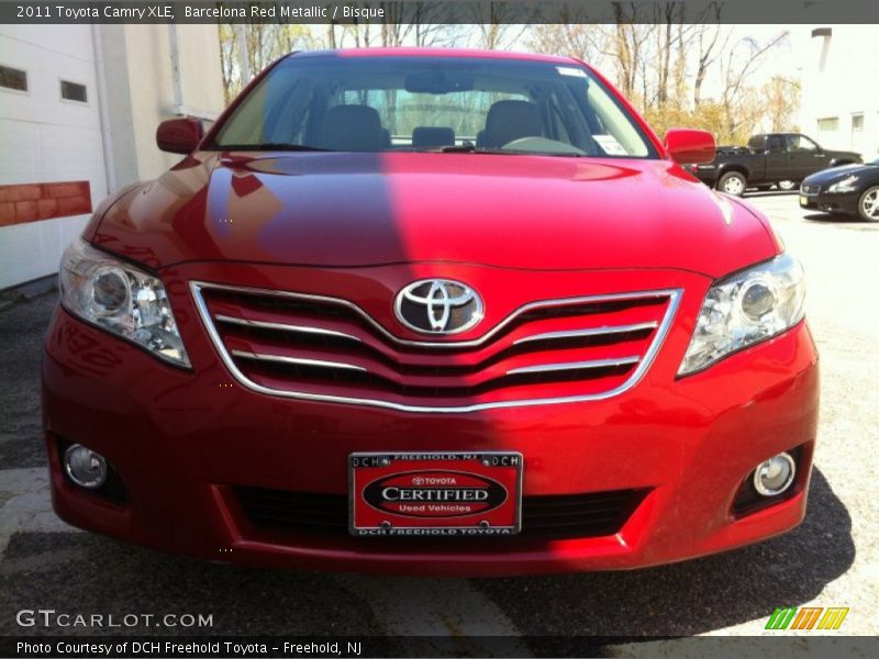Barcelona Red Metallic / Bisque 2011 Toyota Camry XLE