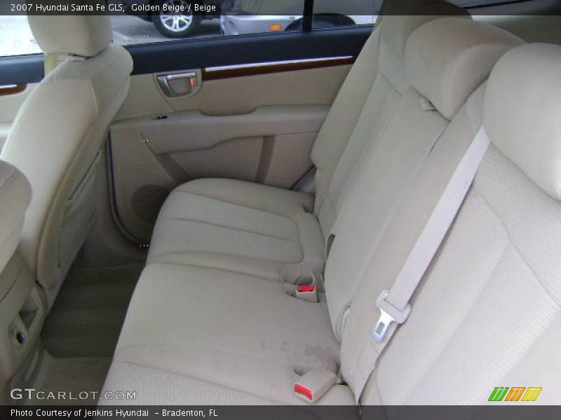 Golden Beige / Beige 2007 Hyundai Santa Fe GLS