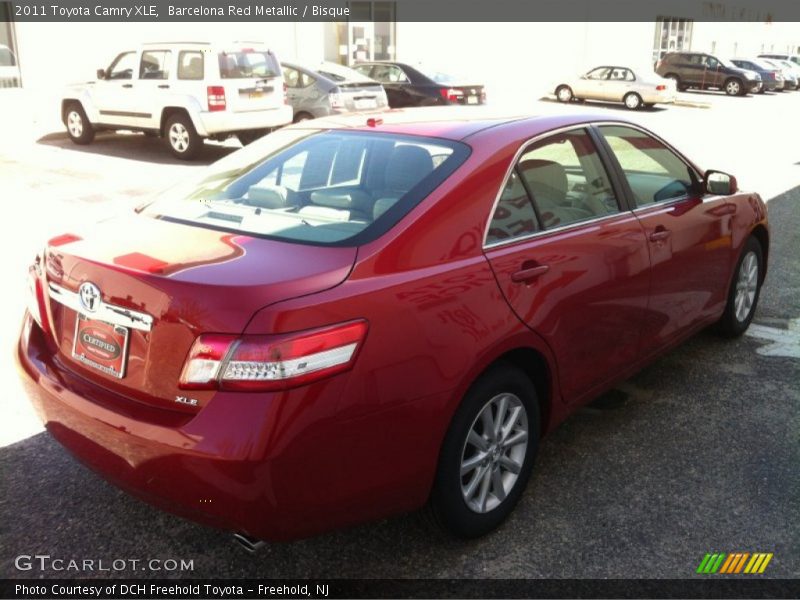 Barcelona Red Metallic / Bisque 2011 Toyota Camry XLE