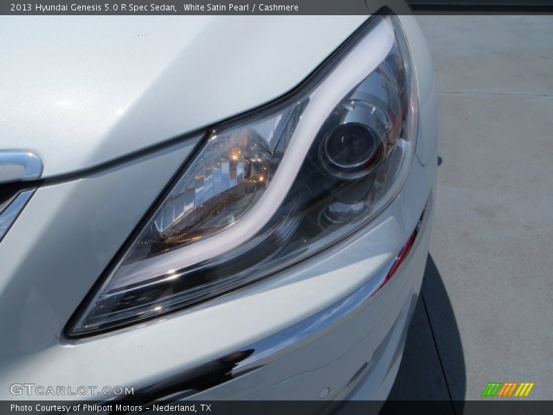 White Satin Pearl / Cashmere 2013 Hyundai Genesis 5.0 R Spec Sedan