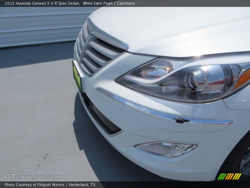 White Satin Pearl / Cashmere 2013 Hyundai Genesis 5.0 R Spec Sedan