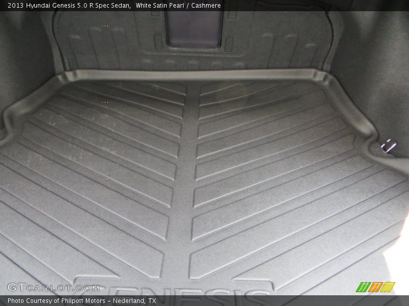White Satin Pearl / Cashmere 2013 Hyundai Genesis 5.0 R Spec Sedan