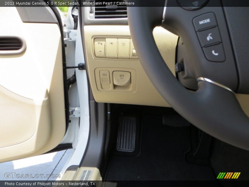 White Satin Pearl / Cashmere 2013 Hyundai Genesis 5.0 R Spec Sedan