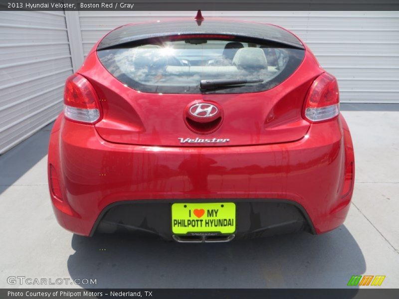Boston Red / Gray 2013 Hyundai Veloster