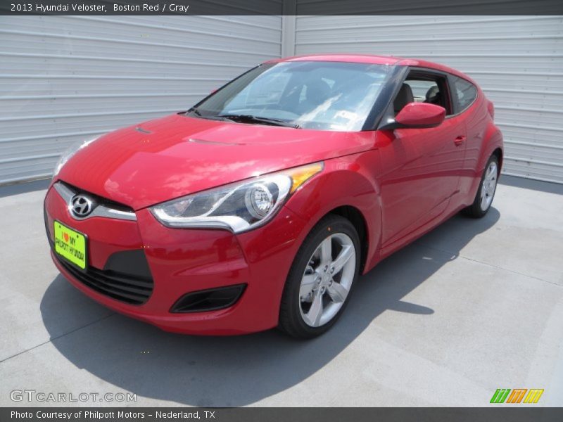 Boston Red / Gray 2013 Hyundai Veloster