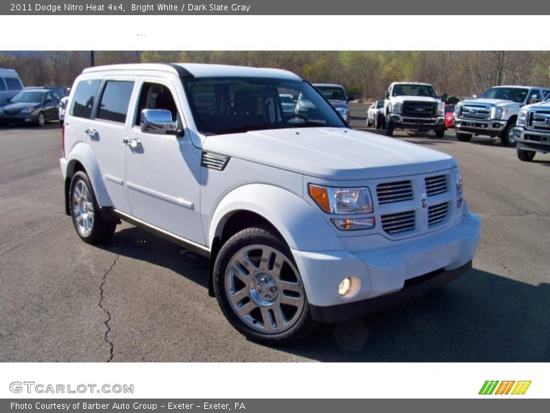 Bright White / Dark Slate Gray 2011 Dodge Nitro Heat 4x4