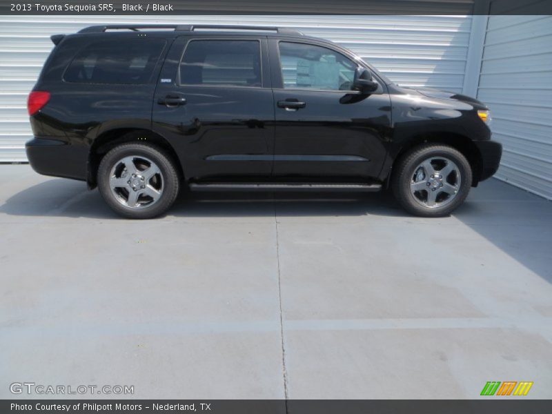 Black / Black 2013 Toyota Sequoia SR5