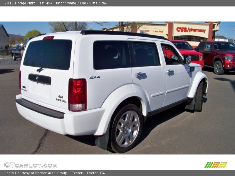 Bright White / Dark Slate Gray 2011 Dodge Nitro Heat 4x4