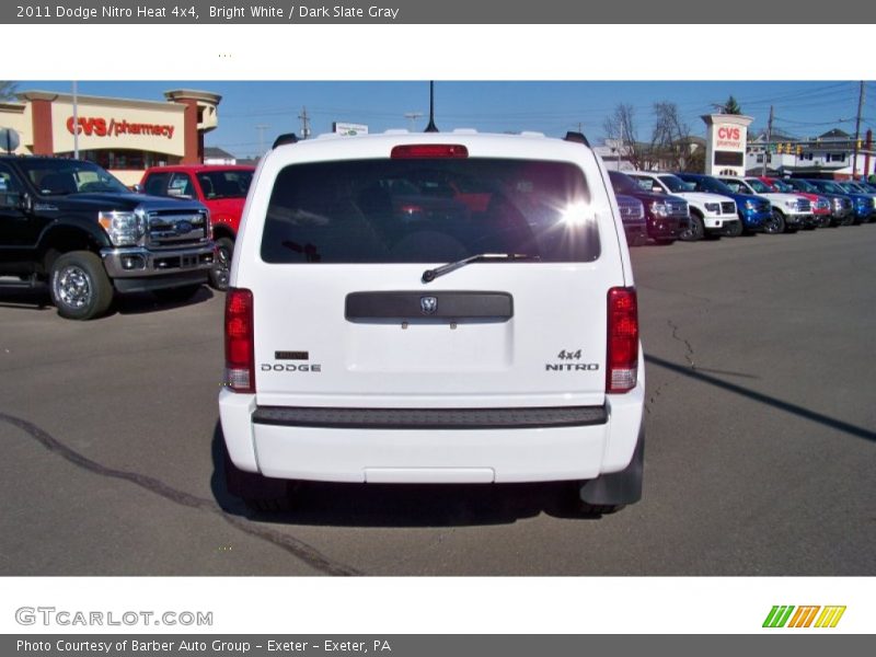 Bright White / Dark Slate Gray 2011 Dodge Nitro Heat 4x4