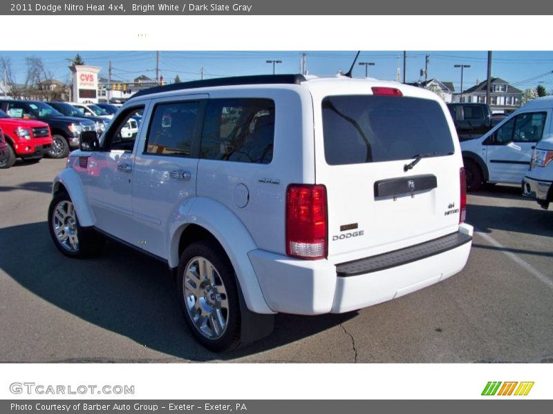 Bright White / Dark Slate Gray 2011 Dodge Nitro Heat 4x4