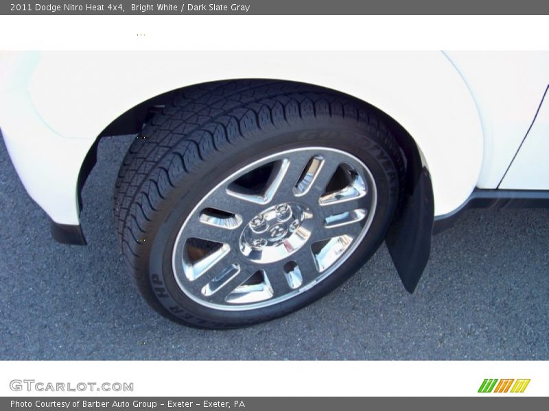 Bright White / Dark Slate Gray 2011 Dodge Nitro Heat 4x4
