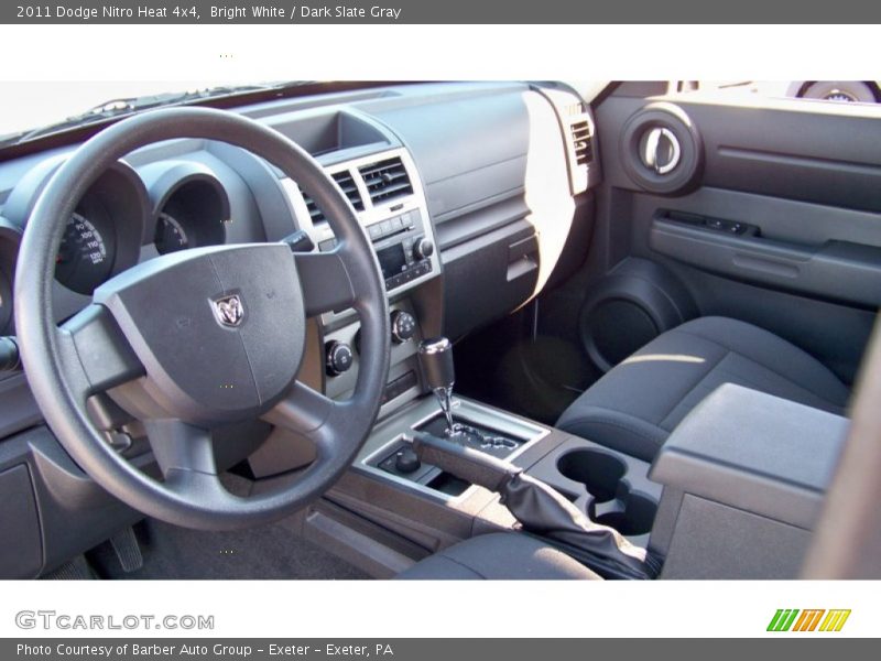 Bright White / Dark Slate Gray 2011 Dodge Nitro Heat 4x4