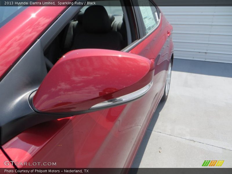 Sparkling Ruby / Black 2013 Hyundai Elantra Limited