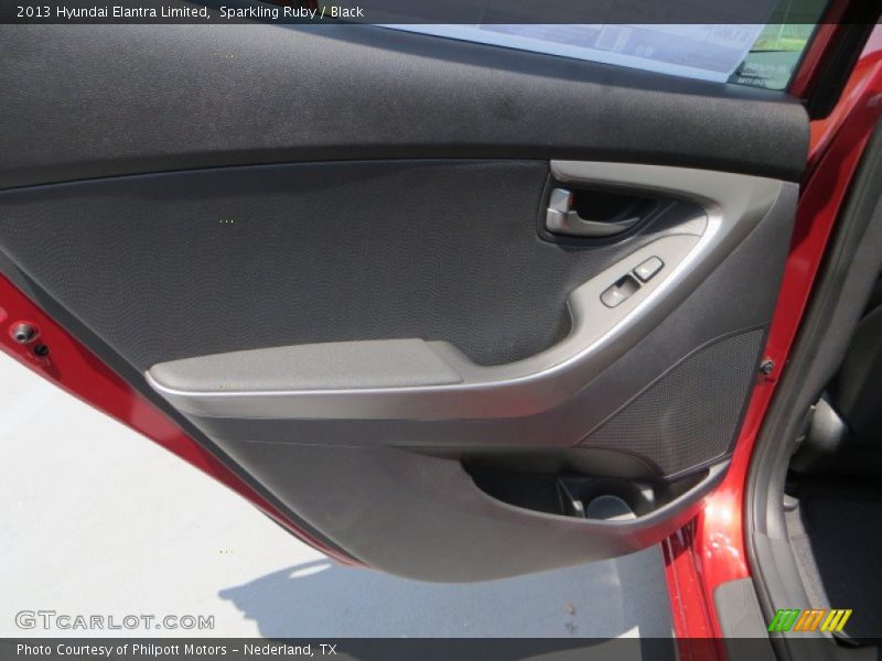 Sparkling Ruby / Black 2013 Hyundai Elantra Limited