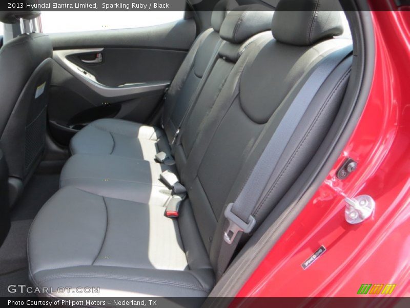 Sparkling Ruby / Black 2013 Hyundai Elantra Limited