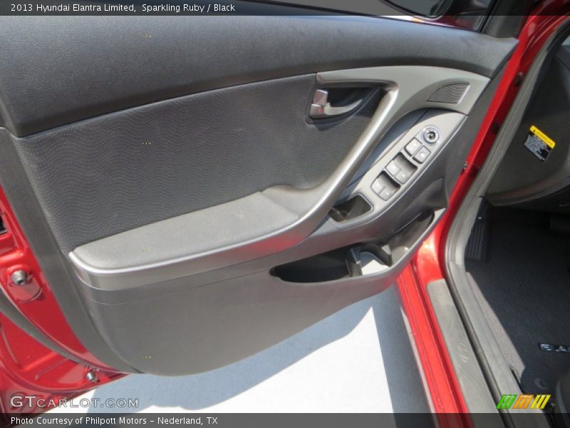 Sparkling Ruby / Black 2013 Hyundai Elantra Limited